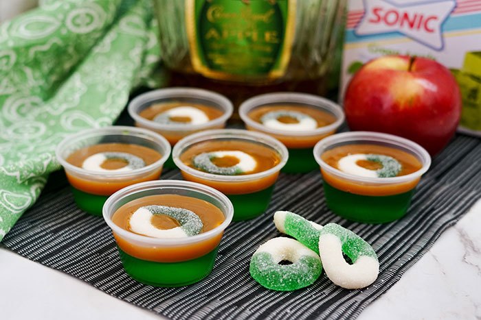 caramel apple jello shots
