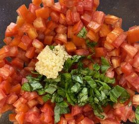 use garden tomatoes for this tomato basil pasta recipe