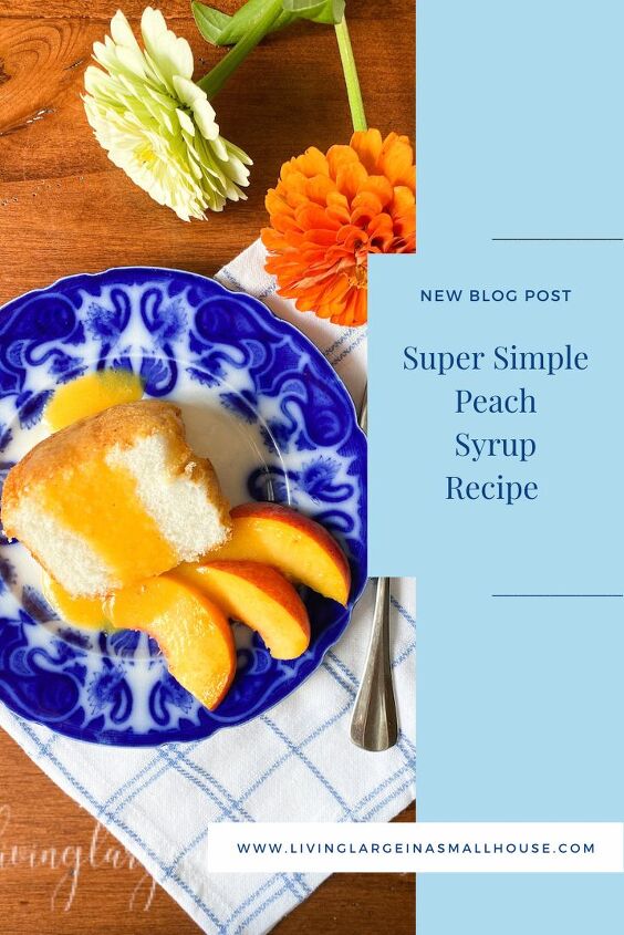 super simple peach syrup recipe
