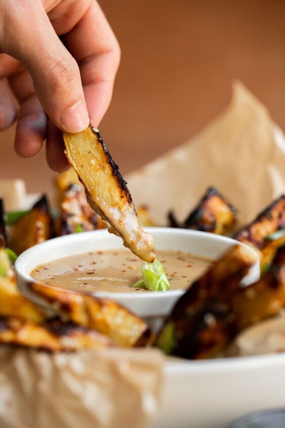 miso roasted sweet potatoes, These potato wedges are so tasty yet healthy