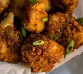honey garlic cauliflower poppers, It s truly impossible to have just one of these sweet and spicy cauliflower bites