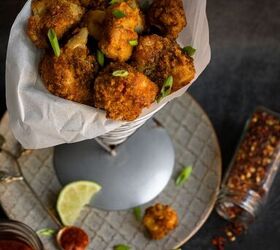 honey garlic cauliflower poppers, These crispy bites are paired with a honey garlic sauce that makes for the perfect bite