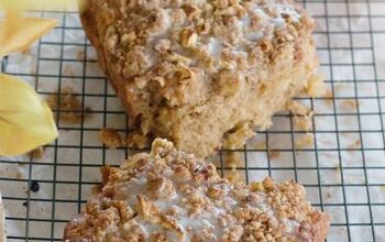 Cinnamon Apple Bread With Crumble Topping