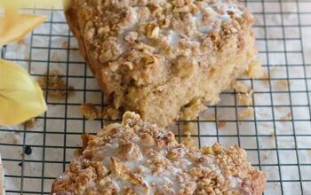 Cinnamon Apple Bread With Crumble Topping