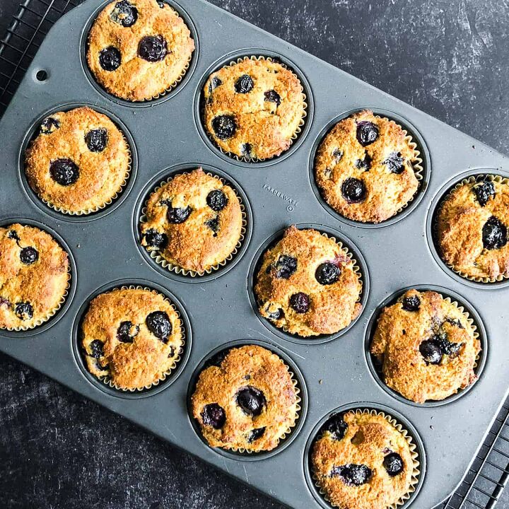 gluten free blueberry muffins, Allow to cool before serving