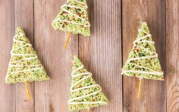 Christmas Tree Rice Krispie Treats 