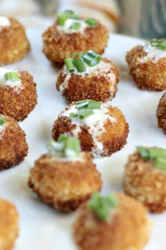 Pumpkin Risotto Appetizer Bites for a party