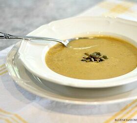 We love this creamy, Southwestern twist on this classic pumpkin soup recipe