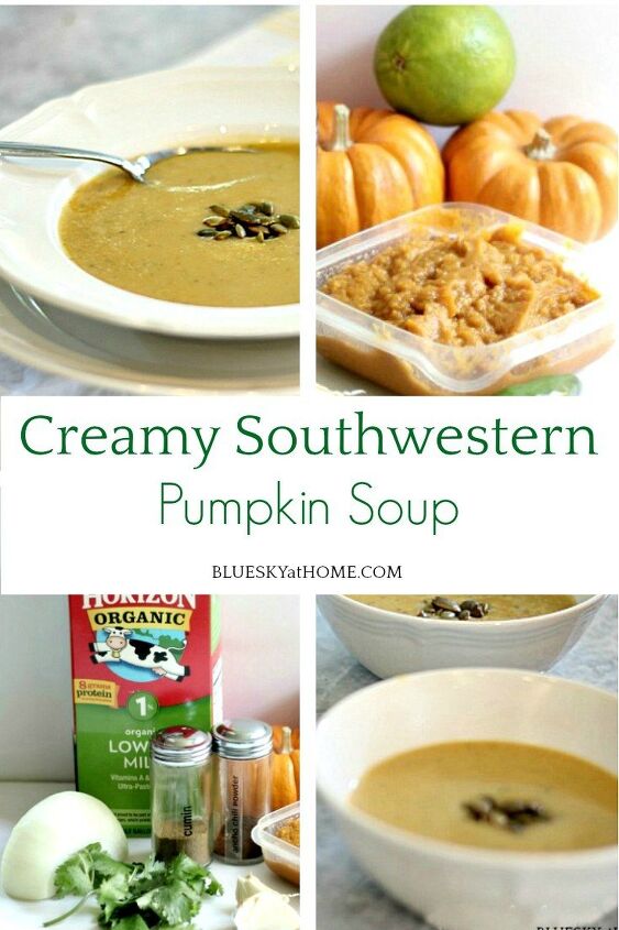 creamy southwestern pumpkin soup recipe, Creamy Southwestern Pumpkin Soup