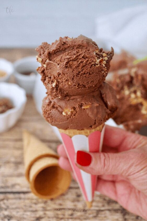 Or keep it plain and scoop into cones
