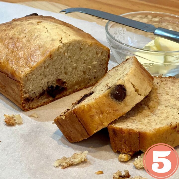 best ever chocolate chip banana bread no eggs, Healthy Chocolate Chip Banana Bread Let s Eat