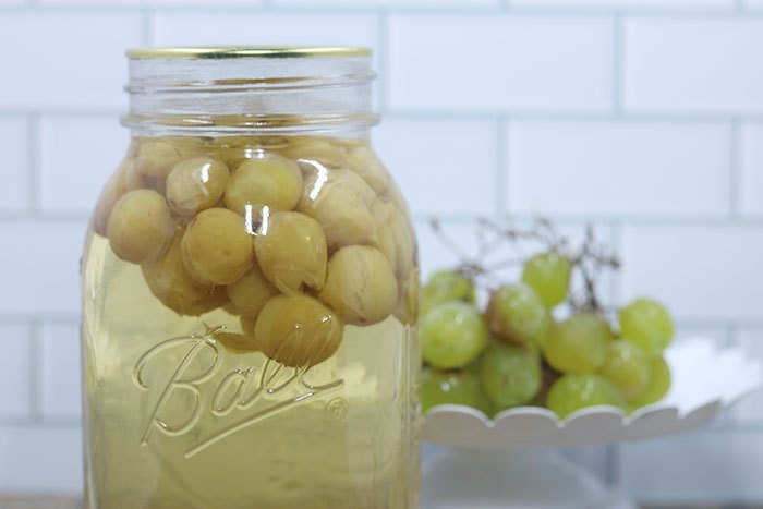canning grape juice with whole grapes