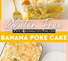Gluten Free Banana Poke Cake