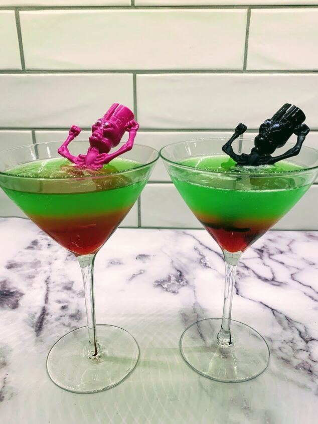 sip slurp and shiver devilishly delicious halloween drink recipes, Two Fun Halloween Cocktails