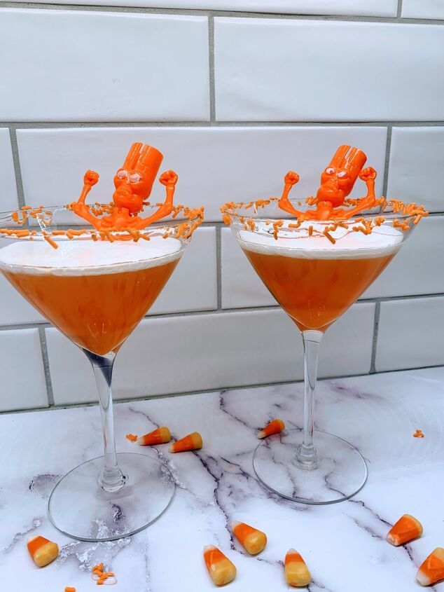 two fun halloween cocktails, Candy Corn Halloween Cocktail