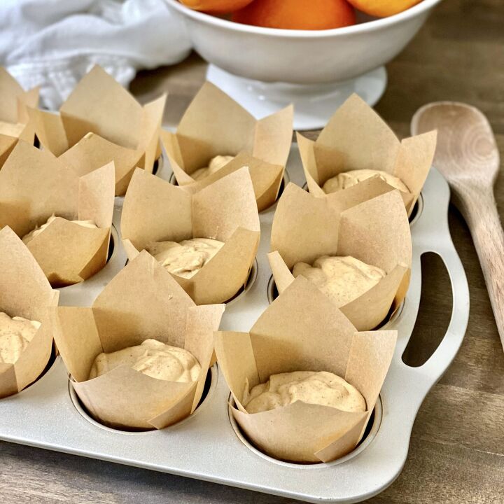 orange spice cupcakes, Orange Spice Cupcakes ready to go into the oven to bake