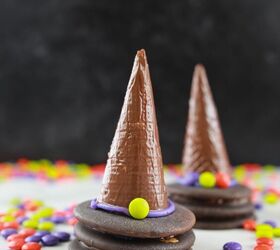 19 spooktacular halloween recipes to trick or treat yourself, Easy Witch Hat Cookies