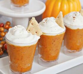 Pumpkin Pie Spice Pudding Shots