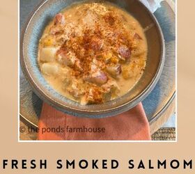 smoked salmon chowder recipe, Smoked Salmon Fish Chowder Recipe served with Sweet Corn Bread Muffins