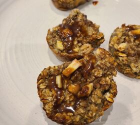 Caramel Apple Oat Muffins
