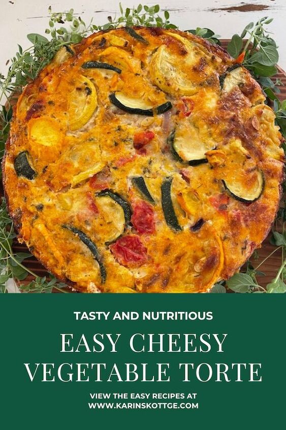 easy cheesy vegetable torte recipe