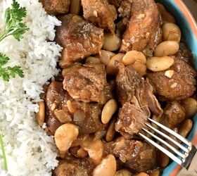 slow cooker pork with beans