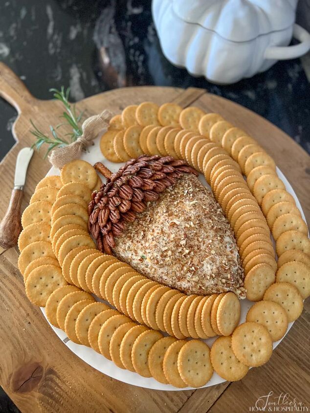 best ranch cheese ball recipe hit of the holiday party, acorn cheese ball