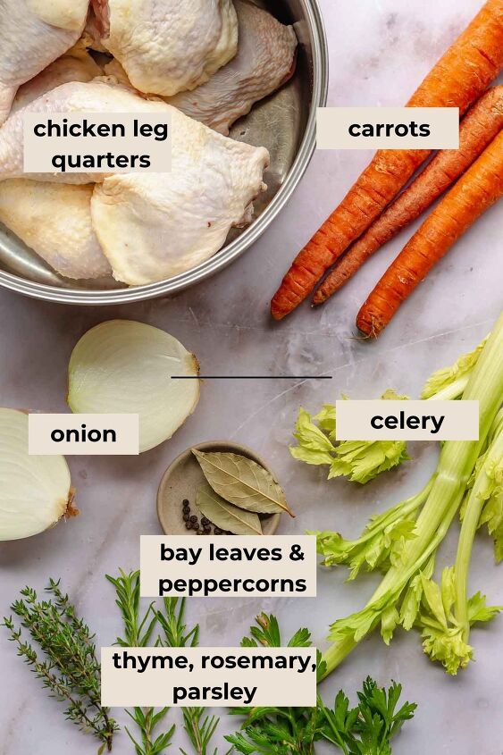 pennsylvania dutch chicken pot pie, Chicken stock ingredients