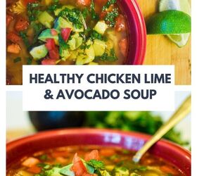 healthy chicken lime avocado soup