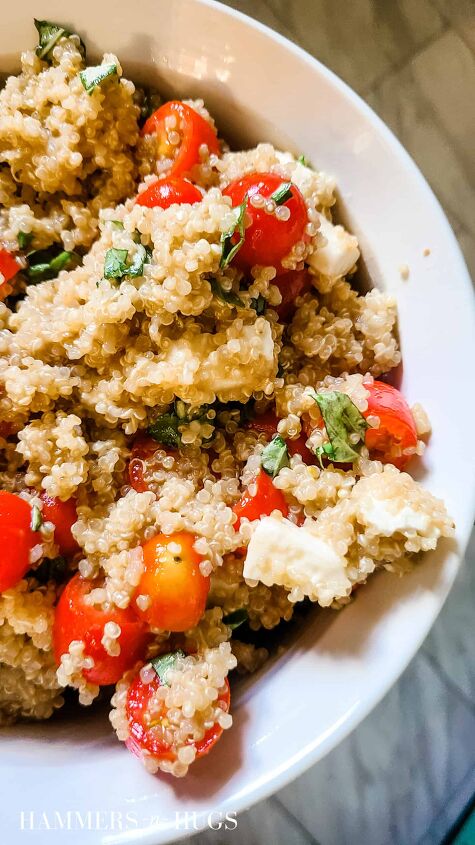 balsamic quinoa caprese salad, This recipe for caprese salad is a fresh burst of flavor that includes the nutrient dense ingredients of balsamic vinaigrette and quinoa