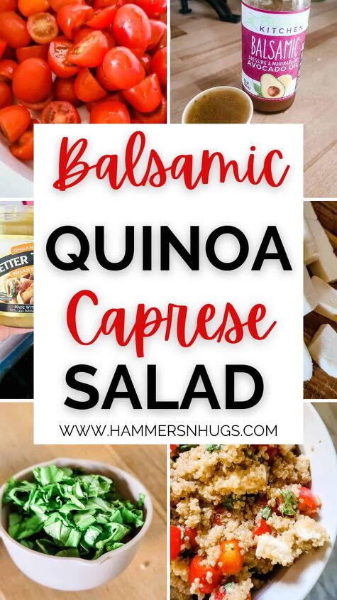 balsamic quinoa caprese salad