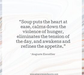 easy slow cooker black bean soup, Auguste Escoffier Quote Soup 2