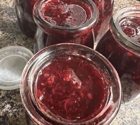 pectin free mixed berry and champagne jam, Champagne jam