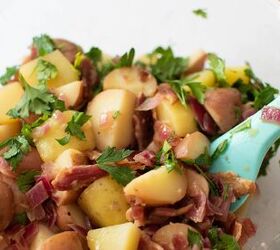 This warm, German-inspired potato side dish will be a staple for any cold, brisk evening