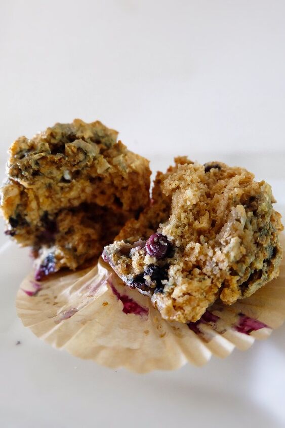 peanut butter blueberry pupcakes