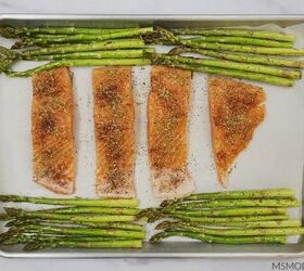 one pan bruschetta salmon and asparagus