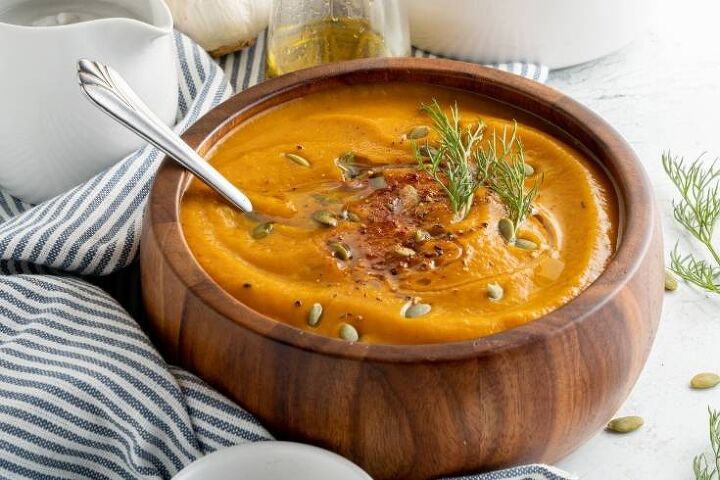 roasted pumpkin soup with coconut milk gluten free vegan recipe