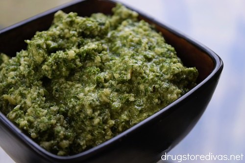 Kale Pesto in a bowl