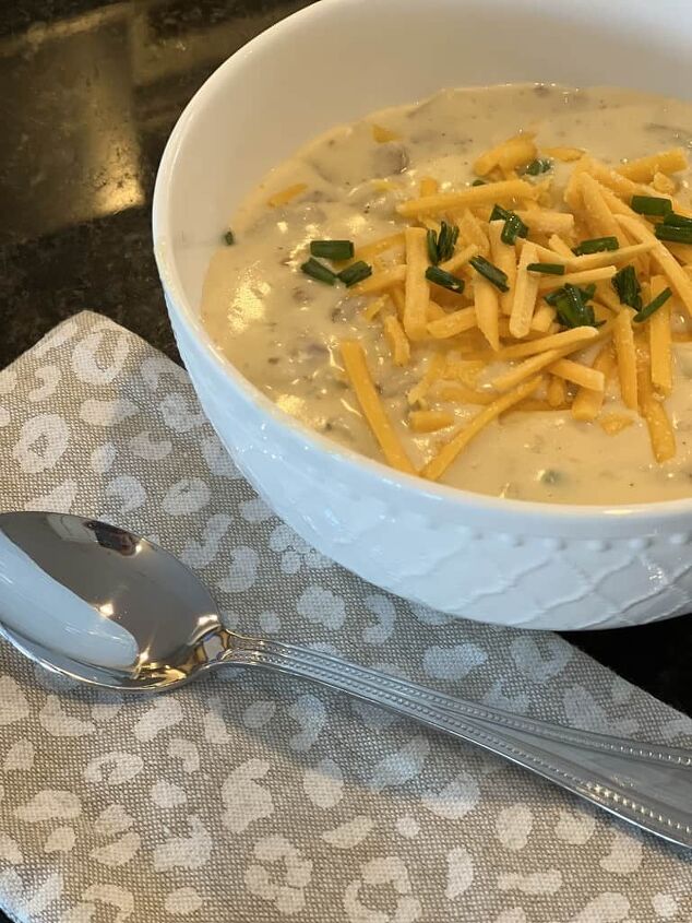 how to make creamy and delicious baked potato soup recipe, How to Make Creamy and Delicious Baked Potato Soup Recipe
