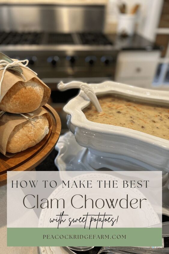 how to the best sweet potato clam chowder recipe