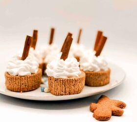 Festive Mini Gingerbread Cheesecakes