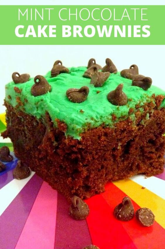 mint chocolate cake brownie recipe, MINT CHOCOLATE CAKE BROWNIE RECIPE