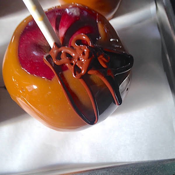 caramel apples drizzled with chocolate tutorial, Caramel apples drizzled with chocolate Karins Kottage