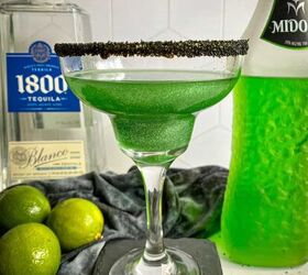 sip slurp and shiver devilishly delicious halloween drink recipes, Halloween Margarita Witches Brew Cocktail Happy Honey Kitchen