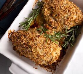 oatmeal crusted chicken, Close up of Toasted Oat Crusted Chicken