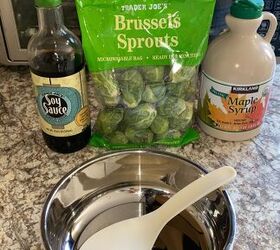 sweet and salty brussel sprouts