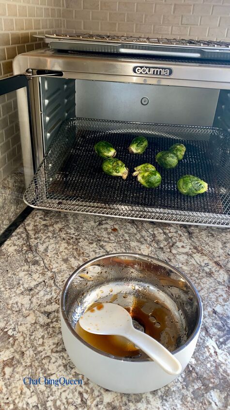 sweet and salty brussel sprouts