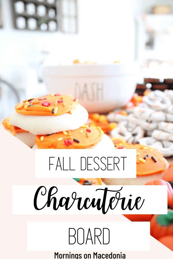 fall dessert charcuterie board, Pin for Later