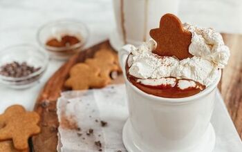 Gingerbread Hot Chocolate With Vanilla Whipped Cream