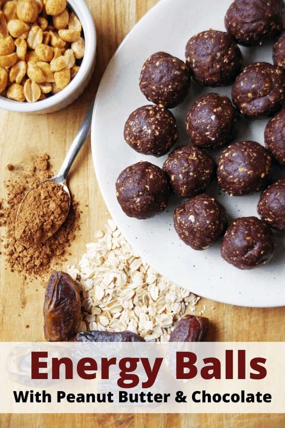 Energy Balls With Peanut Butter Chocolate